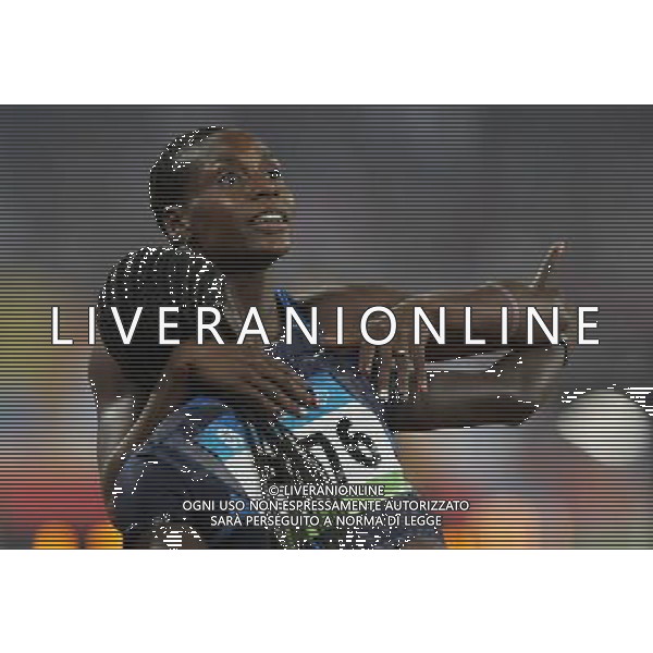 Pechino 19-08-2008 Giochi Olimpici Pechino Beijing 2008 atletica nella foto la gioia per l\'oro di harper dawn (USA) nei 100 m ostacoli femminili con cherry damu (USA) ph marco luzzani/ag aldo liverani s.a.s.