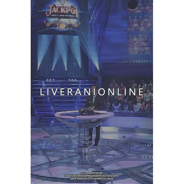 TRASMISSIONE TELEVISIVA \'JACKPOT\' NELLA FOTO ENRICO PAPI AG ALDO LIVERANI