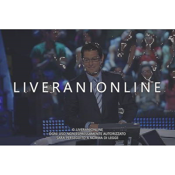TRASMISSIONE TELEVISIVA \'JACKPOT\' NELLA FOTO ENRICO PAPI AG ALDO LIVERANI