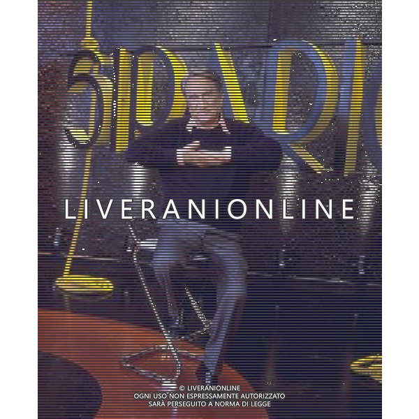 TRASMISSIONE TELEVISIVA \'SIPARIO\' NELLA FOTO EMILIO FEDE AG ALDO LIVERANI