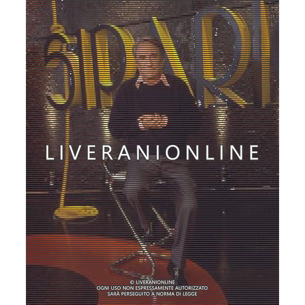 TRASMISSIONE TELEVISIVA \'SIPARIO\' NELLA FOTO EMILIO FEDE AG ALDO LIVERANI