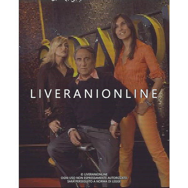 TRASMISSIONE TELEVISIVA \'SIPARIO\' NELLA FOTO FRANCESCA SENETTE-EMILIO FEDE-MIRKA VIOLA AG ALDO LIVERANI