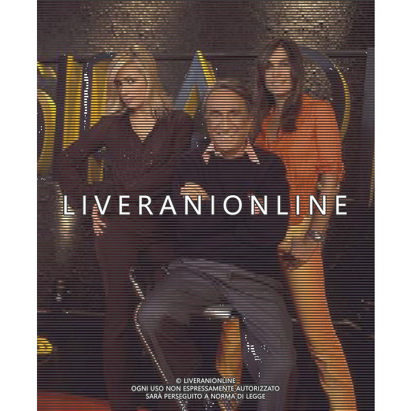 TRASMISSIONE TELEVISIVA \'SIPARIO\' NELLA FOTO FRANCESCA SENETTE-EMILIO FEDE-MIRKA VIOLA AG ALDO LIVERANI