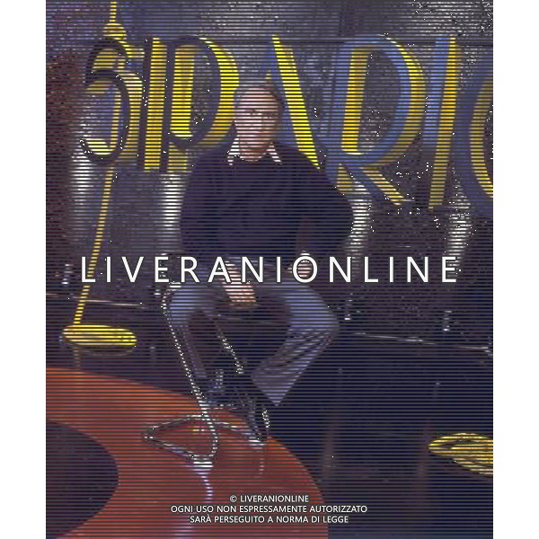 TRASMISSIONE TELEVISIVA \'SIPARIO\' NELLA FOTO EMILIO FEDE AG ALDO LIVERANI