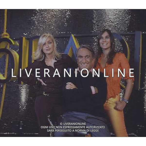 TRASMISSIONE TELEVISIVA \'SIPARIO\' NELLA FOTO FRANCESCA SENETTE-EMILIO FEDE-MIRKA VIOLA AG ALDO LIVERANI
