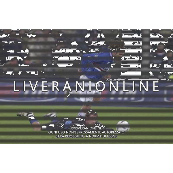 Sampdoria - Pro Patria Coppa Italia 29/10/03 nella foto Mariotti e Doni* foto Arcaini/Agenzia Aldo liverani