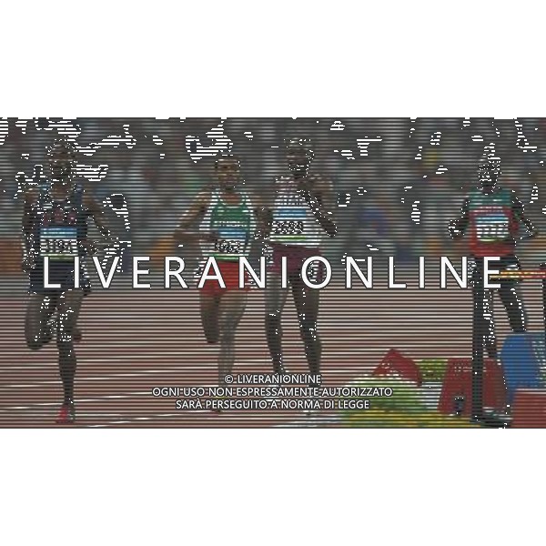 Pechino 20-08-2008 Giochi Olimpici Pechino Beijing 2008 atletica nella foto lagat bernard (USA), c\'kurui james kwalia (QAT) e bekele kenisa (ETH) ph marco luzzani/ag aldo liverani s.a.s.