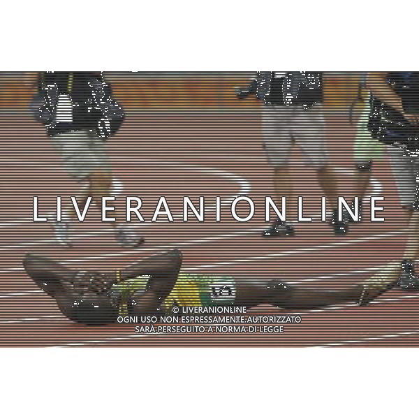 Pechino 20-08-2008 Giochi Olimpici Pechino Beijing 2008 atletica nella foto usain bolt (JAM) oro e record del momdo 200 m ph marco luzzani/ag aldo liverani s.a.s.