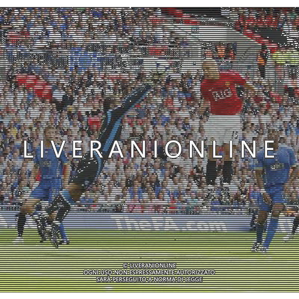 Manchester United v Portsmouth, FA Community Shield. Wembley Stadium. London. UK. 10/8/08 NELLA FOTO Nemanja Vidic. FOTO IPS-AG ALDO LIVERANI ONLY ITALY 