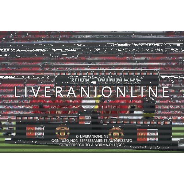 Manchester United v Portsmouth, FA Community Shield. Wembley Stadium. London. UK. 10/8/08 NELLA FOTO Mancherster United wins the Community Shield 2008 in Manchester United vs Portsmouth for the FA Community Shield at in London FOTO IPS-AG ALDO LIVERANI ONLY ITALY 
