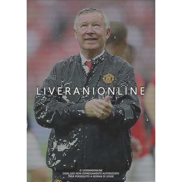 Manchester United v Portsmouth, FA Community Shield. Wembley Stadium. London. UK. 10/8/08 NELLA FOTO Sir Alex Ferguson FOTO IPS-AG ALDO LIVERANI ONLY ITALY 