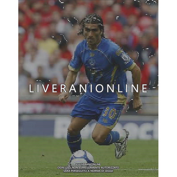 Manchester United v Portsmouth, FA Community Shield. Wembley Stadium. London. UK. 10/8/08 NELLA FOTO Pedro Mendes FOTO IPS-AG ALDO LIVERANI ONLY ITALY 