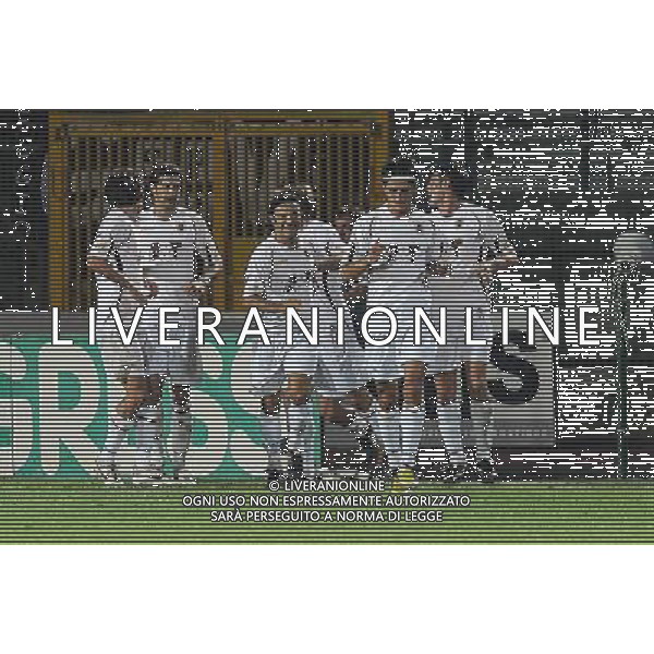 AVELLINO - REGGIANA COPPA ITALIA TIM CUP 20/08/2008 NELLA FOTO: ESULTANZA DEI GIOCATORI DELLA REGGIANA FOTO MOSCA/AG.ALDO LIVERANI