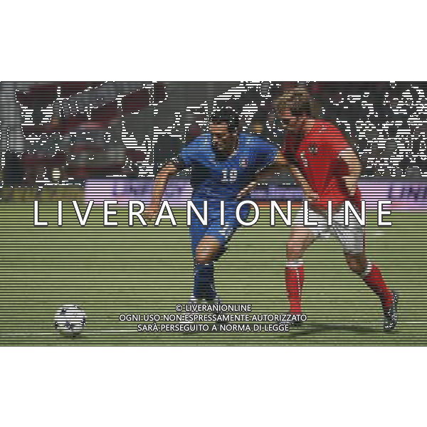 Italia - Austria Amichevole di calcio a Nizza 20/08/2008 Nella foto gianluca Zambrotta in azione Foto Ghidoni/Ag. Aldo Liverani