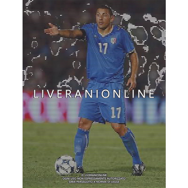 Italia - Austria Amichevole di calcio a Nizza 20/08/2008 Nella foto Angelo Palombo Foto Ghidoni/Ag. Aldo Liverani