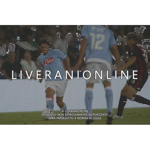 Trofeo Birra Moretti Napoli-21-08-2008 Napoli - Milan Nella foto: christan maggio e massimo ambrosini ©Alessandro Falzone/Press Photo/Ag. Aldo Liverani 