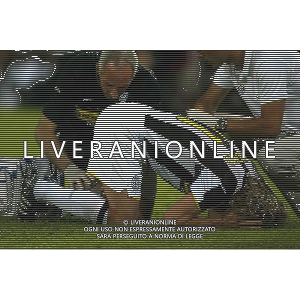 Trofeo Birra Moretti Napoli-21-08-2008 juventus - Milan Nella foto: pavel nedved infortunato ©Alessandro Falzone/Press Photo/Ag. Aldo Liverani 