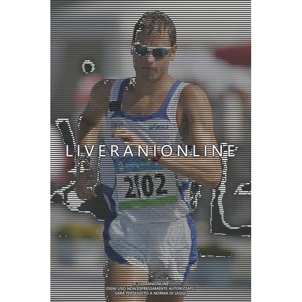 Pechino -08-2008 Giochi Olimpici Pechino Beijing 2008 marcia 50 km uomini nella foto alex schwazer (ITA) oro ph marco luzzani/ag aldo liverani s.a.s.