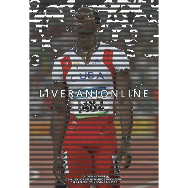 Pechino -08-2008 Giochi Olimpici Pechino Beijing 2008 atletica nella foto dayron robles (CUB) oro 110 ostacoli uomini ph marco luzzani/ag aldo liverani s.a.s.