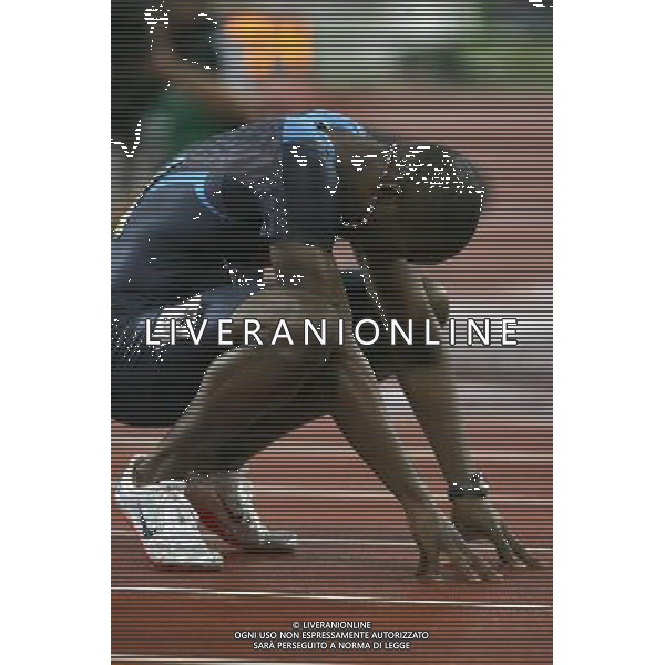 Pechino -08-2008 Giochi Olimpici Pechino Beijing 2008 atletica nella foto la gioia per l\' oro di LaShawn Merritt (USA) ph marco luzzani/ag aldo liverani s.a.s.