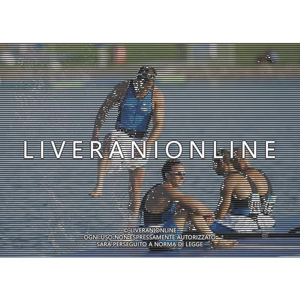 Pechino -08-2008 Giochi Olimpici Pechino Beijing 2008 finali canoa kayak nella foto la delusione di benedini franco, rossi antonio, richetti alberto e piemonte luca (ITA) K4 per il quarto posto ph marco luzzani/ag aldo liverani s.a.s.