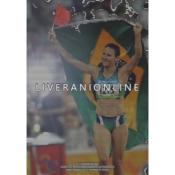 Pechino -08-2008 Giochi Olimpici Pechino Beijing 2008 finali atletica nella foto maggi maurren higa (BRA) oro salto in lungo ph marco luzzani/ag aldo liverani s.a.s.