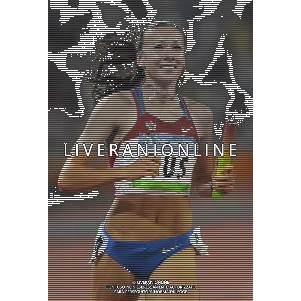 Pechino -08-2008 Giochi Olimpici Pechino Beijing 2008 finali atletica nella foto chermoshanskaya yuliya (RUS) oro staffetta 4 x 100 femminile ph marco luzzani/ag aldo liverani s.a.s.