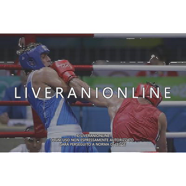 Pechino 23-08-2008 Giochi Olimpici Pechino Beijing 2008 boxe finale nella foto clemente russo (ITA) argento e rakhim chakhkiev (Rus) oro ph marco luzzani/ag aldo liverani s.a.s.