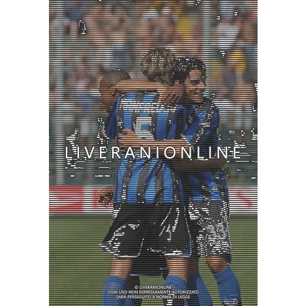 ATALANTA-MODENA COPPA ITALIA 23/08/2008 NELLA FOTO DOPO GOL MANFREDINI AG ALDO LIVERANI