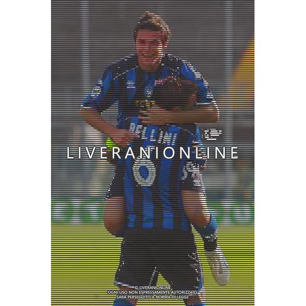 ATALANTA-MODENA COPPA ITALIA 23/08/2008 NELLA FOTO ESULTANZA MARCONI AG ALDO LIVERANI