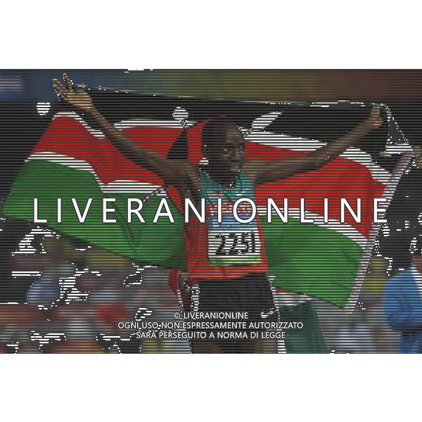 Pechino 23-08-2008 Giochi Olimpici Pechino Beijing 2008 atletica nella foto yego alfreed kirwa (SUD) brozo 800 m maschili ph marco luzzani/ag aldo liverani s.a.s.