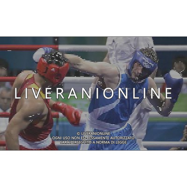 Pechino -08-2008 Giochi Olimpici Pechino Beijing 2008 finale boxe nella foto cammarelle roberto (ita) oro e zhang zhilei (CHN) argento ph marco luzzani/ag aldo liverani s.a.s.