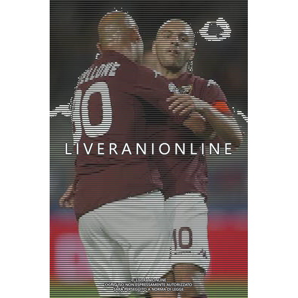 ©Alessandro Falzone/PressPhoto 23-08-2008 Torino Sport-Calcio Torino Brescia 3¡ Turno Coppa Italia 2008/2009 Nella foto: Esultanza di Rosina e Stellone dopo il gol AG ALDO LIVERANI