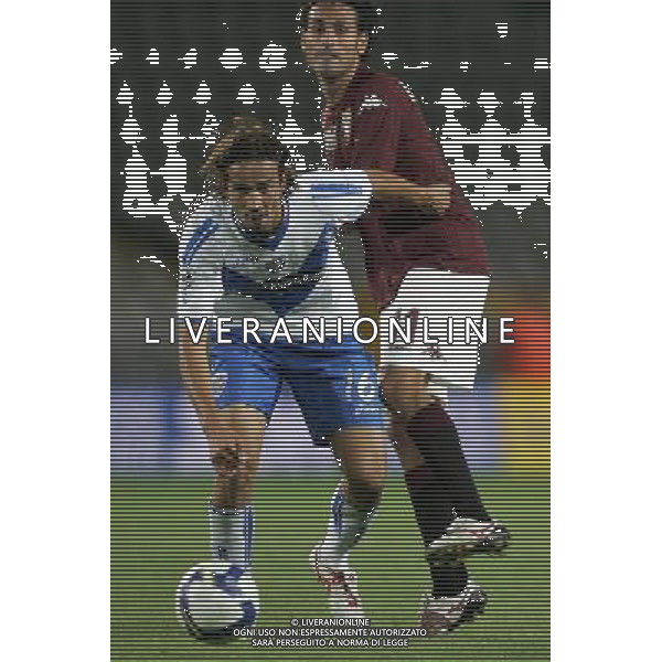 ©Alessandro Falzone/PressPhoto 23-08-2008 Torino Sport-Calcio Torino Brescia 3¡ Turno Coppa Italia 2008/2009 Nella foto: victor Mareco e Nicola Amoruso AG ALDO LIVERANI
