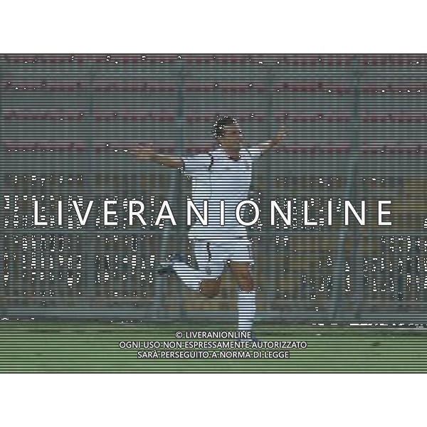 LECCE-SALERNITANA COPPA ITALIA TIM 23/08/2008 NELLA FOTO Esultanza DI Napoli FOTO MARCO LEZZI-AG ALDO LIVERANI