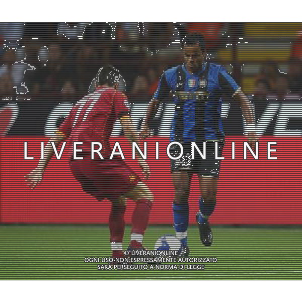 Supercoppa Italiana 2008 Milano - 24.08.2008 Inter-Roma Nella Foto: alessandro faiolhe amantino Mancini in azione Ph.Ghidoni-Ag. Aldo Liverani