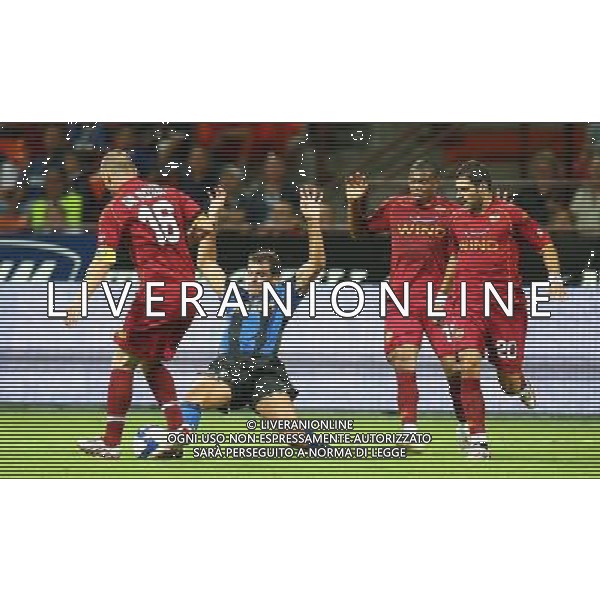 Supercoppa Italiana 2008 Milano - 24.08.2008 Inter-Roma Nella Foto: dejan Stankovic e daniele de rossi Ph.Ghidoni-Ag. Aldo Liverani