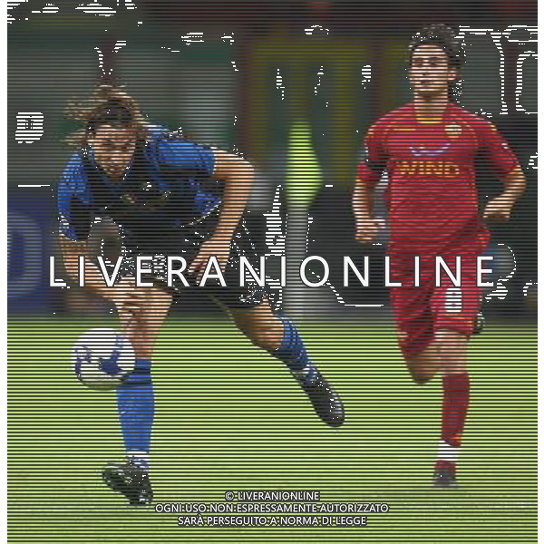 Supercoppa Italiana 2008 Milano - 24.08.2008 Inter-Roma Nella Foto: zlatan Ibrahimovic e alberto aquilani Ph.Ghidoni-Ag. Aldo Liverani