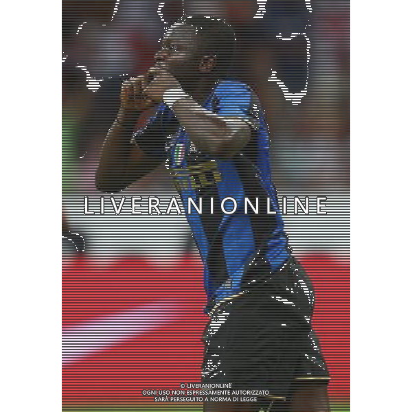 Supercoppa Italiana 2008 Milano - 24.08.2008 Inter-Roma Nella Foto: esultanza di sulley Muntari dopo il gol Ph.Ghidoni-Ag. Aldo Liverani