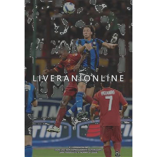 Supercoppa Italiana 2008 Milano - 24.08.2008 Inter-Roma Nella Foto: zlatan IBRAHIMOVIC-JUAN /Ph.Vitez-Ag. Aldo Liverani