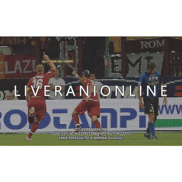 Supercoppa Italiana 2008 Milano - 24.08.2008 Inter-Roma Nella Foto: ESULTANZA DI daniele DE ROSSI DOPO IL GOL del pareggio del 1-1 /Ph.Vitez-Ag. Aldo Liverani