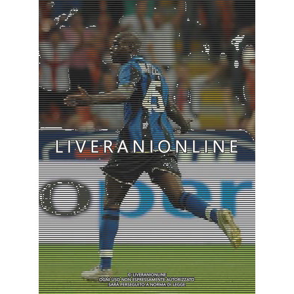 Supercoppa Italiana 2008 Milano - 24.08.2008 Inter-Roma Nella Foto:ESULTANZA DOPO IL GOL DI MARIO BALOTELLI DEL 2-1 /Ph.Vitez-Ag. Aldo Liverani