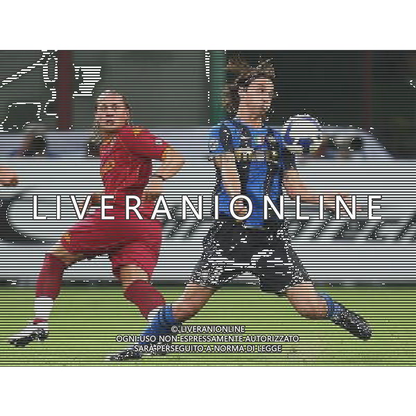 Supercoppa Italiana 2008 Milano - 24.08.2008 Inter-Roma Nella Foto: zlatan Ibrahimovic e philippe mexes Ph.Ghidoni-Ag. Aldo Liverani