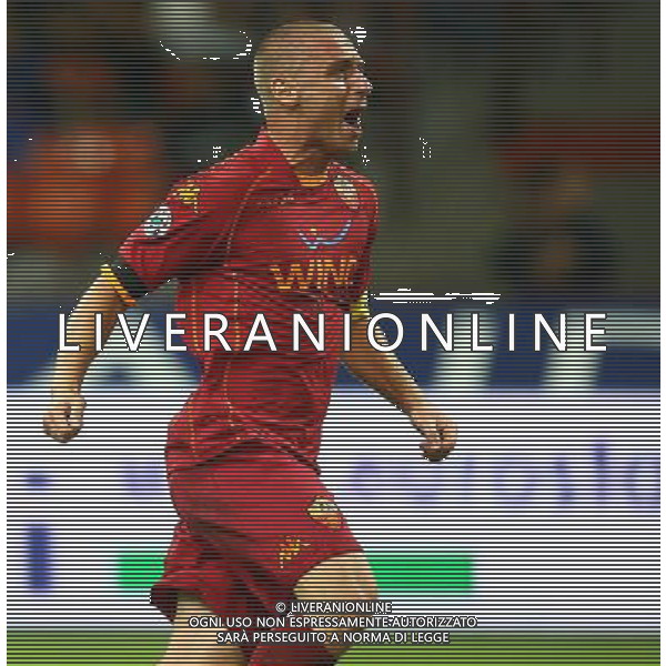 Supercoppa Italiana 2008 Milano - 24.08.2008 Inter-Roma Nella Foto: daniele De Rossi esultanza dopo il gol del pareggio del 1-1 Ph.Ghidoni-Ag. Aldo Liverani