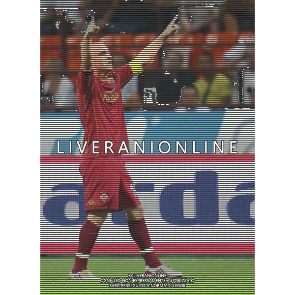 Supercoppa Italiana 2008 Milano - 24.08.2008 Inter-Roma Nella Foto: daniele De Rossi esultanza dopo il gol del pareggio del 1-1 Ph.Ghidoni-Ag. Aldo Liverani