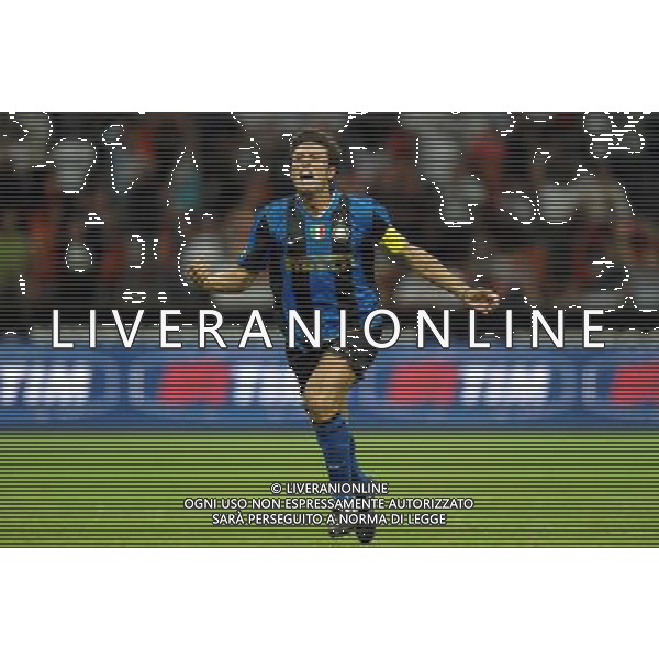 Supercoppa Italiana 2008 Milano - 24.08.2008 Inter-Roma Nella Foto:JAVIER ZANETTI ESULTA DOPO L\'ULTIMO RIGORE /Ph.Vitez-Ag. Aldo Liverani