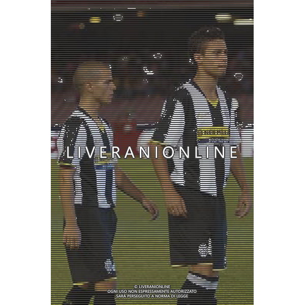 ©Alessandro Falzone/PressPhoto Napoli-21-08-2008 Trofeo Birra Moretti Napoli Juventus Milan Nella foto: Giovinco e Rossi Fausto AG ALDO LIVERANI 