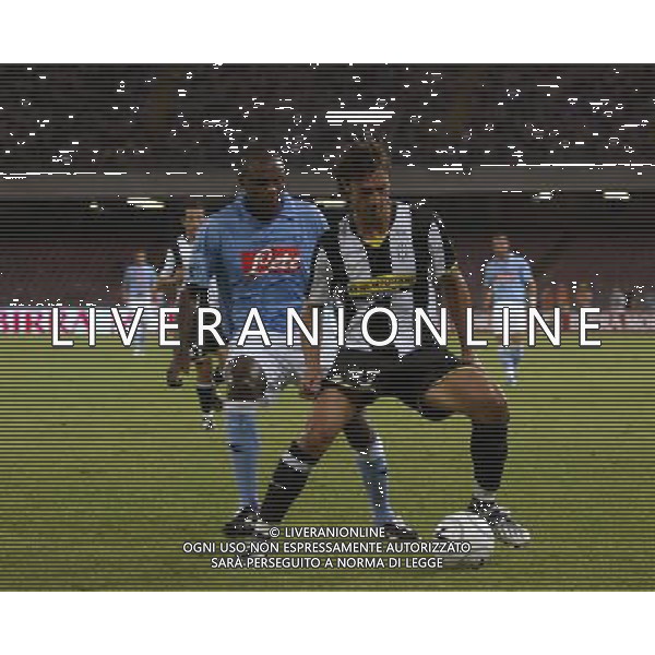 ©Alessandro Falzone/PressPhoto Napoli-21-08-2008 Trofeo Birra Moretti Napoli Juventus Milan Nella foto:Legrottaglie e Zalyeta AG ALDO LIVERANI