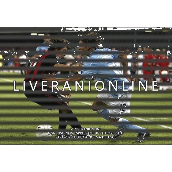 ©Alessandro Falzone/PressPhoto Napoli-21-08-2008 Trofeo Birra Moretti Napoli Juventus Milan Nella foto: Darmian e Pia AG ALDO LIVERANI