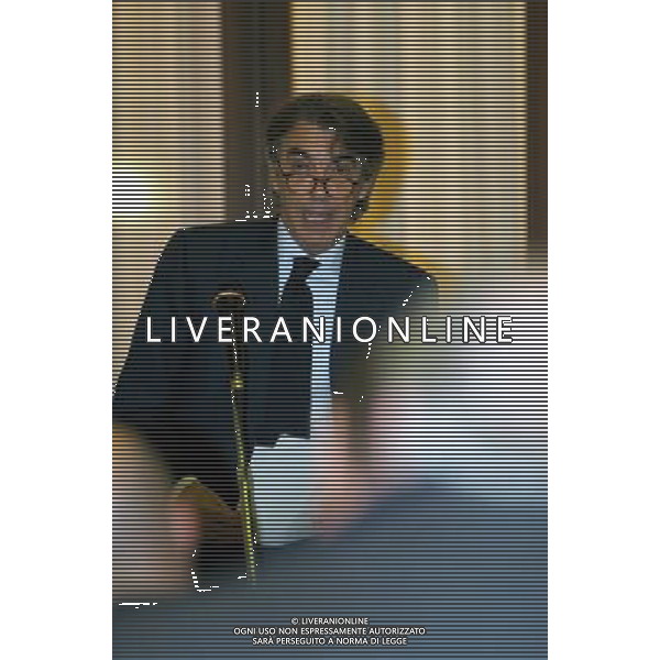 MILANO 29/10/03 ASSEMBLEA SOCI INTER NELLA FOTO: MORATTI MASSIMO - PRESIDENTE INTER 